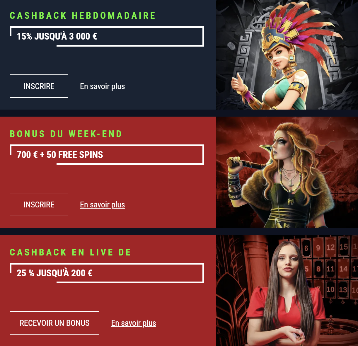 Casinado casino en ligne